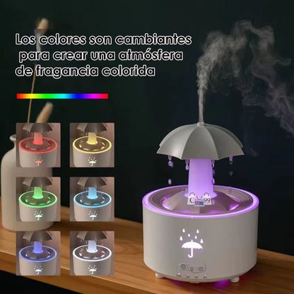 Humidificador Sombrilla Lluvia LED – Relajación y Decoración en Uno